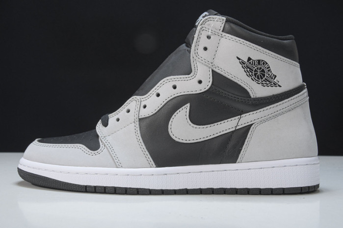 Air Jordan 1 Retro High Black White Light Smoke Grey 555088-035