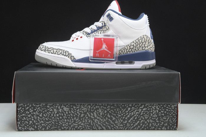AIR JORDAN 3 RETRO TRUE BLUE NIKE AIR FIRST LOOK 854262-106