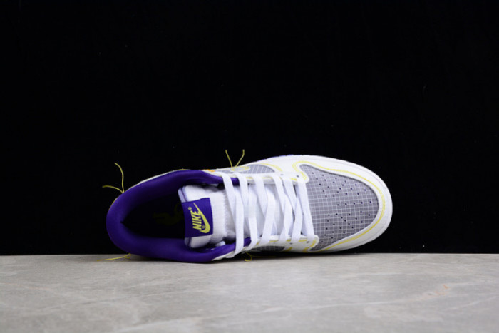 UNION LA X NIKE DUNK LOW COURT PURPLE WHITE GREY YELLOW DJ9649-500