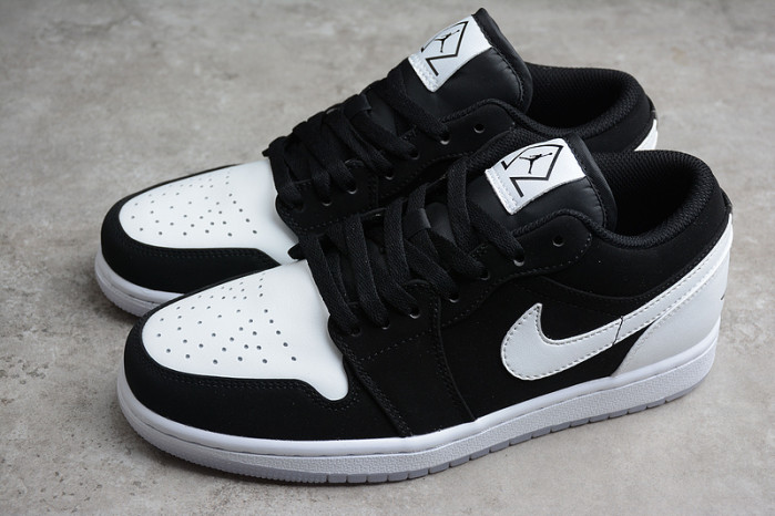 AIR JORDAN 1 LOW BLACK WHITE DH6931-001