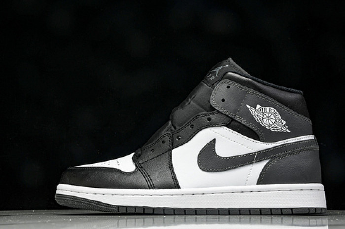 Air Jordan 1 Mid Black White Iron Grey   DQ8426-001