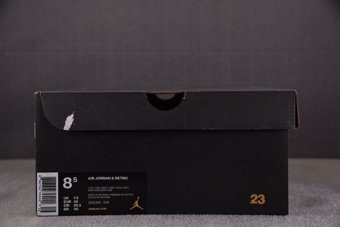 Air Jordan 8 Retro Cool Grey  305381-014