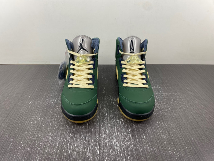 Air Jordan 5 "Navy Green”  FZ5758-003