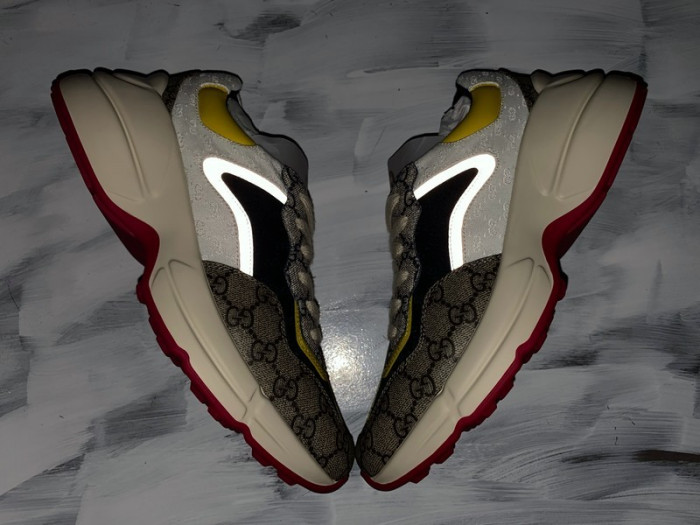 GUCC Rhyton Vintage Trainer Sneaker 619891 99WF0 4370