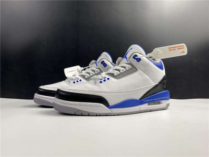 AIR JORDAN 3 RETRO WHITE BLUE CT8532-040