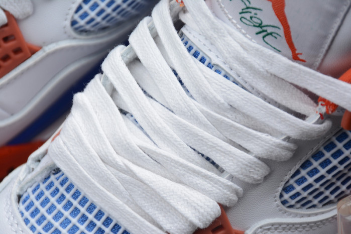 Air Jordan 4 Retro OG White Blue Orange 308497-171