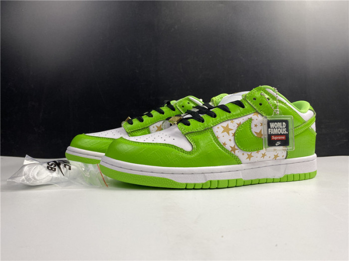 Nike SB Dunk Low Supreme Stars Mean Green (2021) DH3228-101
